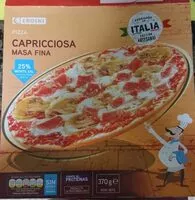 Mängden socker i Capricciosa masa fina