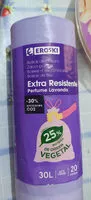 Mängden socker i Bolsas de basura perfume lavanda