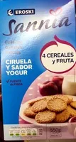 Mängden socker i Galletas ciruela y sabor yogur