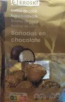 Mängden socker i Bolitas de coco bañadas en chocolate