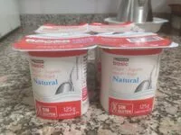 Mängden socker i Yogur natural