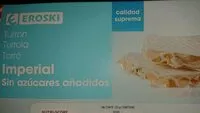 Mängden socker i Turrón imperial