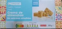 Mängden socker i Turrón de crema de almendra