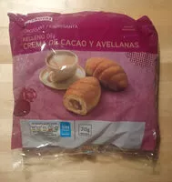 Mängden socker i Croissant relleno de crema de cacao y avellanas