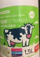Mängden socker i Leche semidesnatada