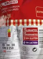 Mängden socker i Chorizo dulce