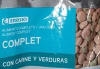 Mängden socker i Complet con carne y verduras