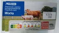 Mängden socker i Preparado cárnico mixto