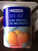 Mängden socker i Yogur con trocitos de melocotón