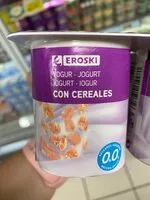 Mängden socker i Yogur con cereales