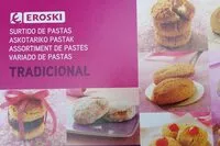 Mängden socker i Surtido de pastas tradicional
