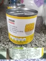 Mängden socker i Maíz dulce