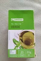 Mängden socker i Té verde