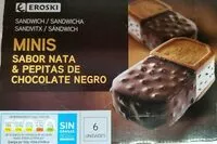 Mängden socker i Minis sabor nata y pepitas chocolate negro