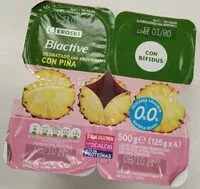 Mängden socker i Biactive desnatado con piña