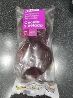 Mängden socker i Remolacha cocida y pelada