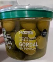 Mängden socker i Aceitunas gordal con pepinillo