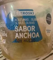 Mängden socker i Aceitunas sabor anchoa con hueso