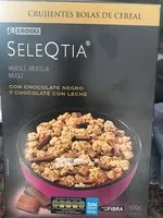 Mängden socker i Muesli con chocolate negro y chocolate con leche