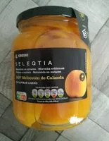 Mängden socker i Melocotón en mitades de Calanda