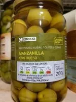 Mängden socker i Aceituna manzanilla con hueso
