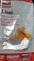 Mängden socker i Patatas fritas lisas
