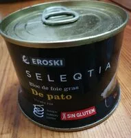 Mängden socker i Bloc de foie gras de pato