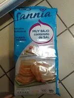 Mängden socker i Biscotes Sannia