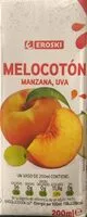 Mängden socker i Melocotón uva y manzana