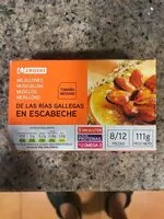Mängden socker i Mejillones de las rías gallegas en escabeche