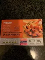 Mängden socker i Mejillones de las rías gallegas en escabeche