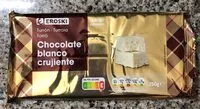 Mängden socker i Turrón de chocolate blanco crujiente
