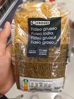 Mängden socker i Fideo grueso