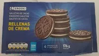 Mängden socker i Galletas de cacao rellenas de crema