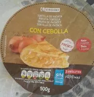 Mängden socker i Tortilla de patata con cebolla