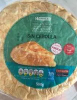 Mängden socker i Tortilla de patata sin cebolla