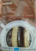 Mängden socker i Bizcochitos con cobertura de cacao