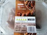 Mängden socker i Dátil con hueso