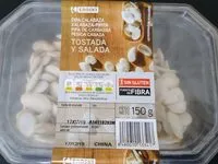 Mängden socker i Pipa de calabaza tostada y salada