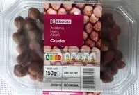 Mängden socker i Avellana cruda