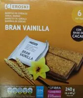 Mängden socker i Barritas de cereales bran vainilla