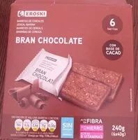 Mängden socker i Barritas de cereales bran chocolate