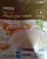 Mängden socker i Pollo con fideos