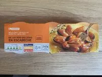 Mängden socker i Mejillones de las rías gallegas en escabeche