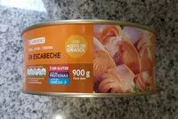 Mängden socker i Atun en escabeche