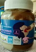 Mängden socker i Crema de cacao con avellanas