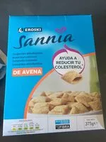 Mängden socker i Crujientes almohadillas de avena