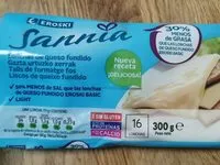 Mängden socker i Lonchas de queso fundido