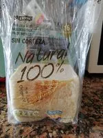Mängden socker i Pan de molde sin corteza natural 100%