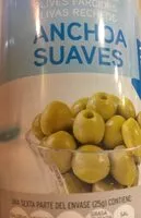Mängden socker i Aceitunas rellenas de anchoa suaves